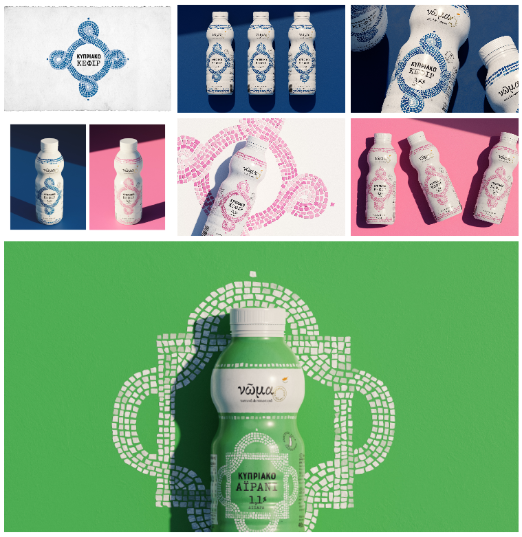 Lidl 的 Noma Kefir傳統(tǒng)乳制品包裝設(shè)計的現(xiàn)代演繹