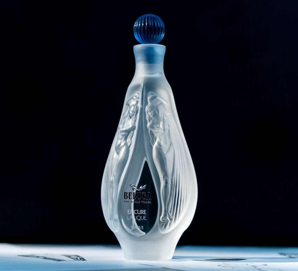 Lalique 和 Beluga 推出 Beluga Epicure Series II，合作推出伏特加包裝設(shè)計