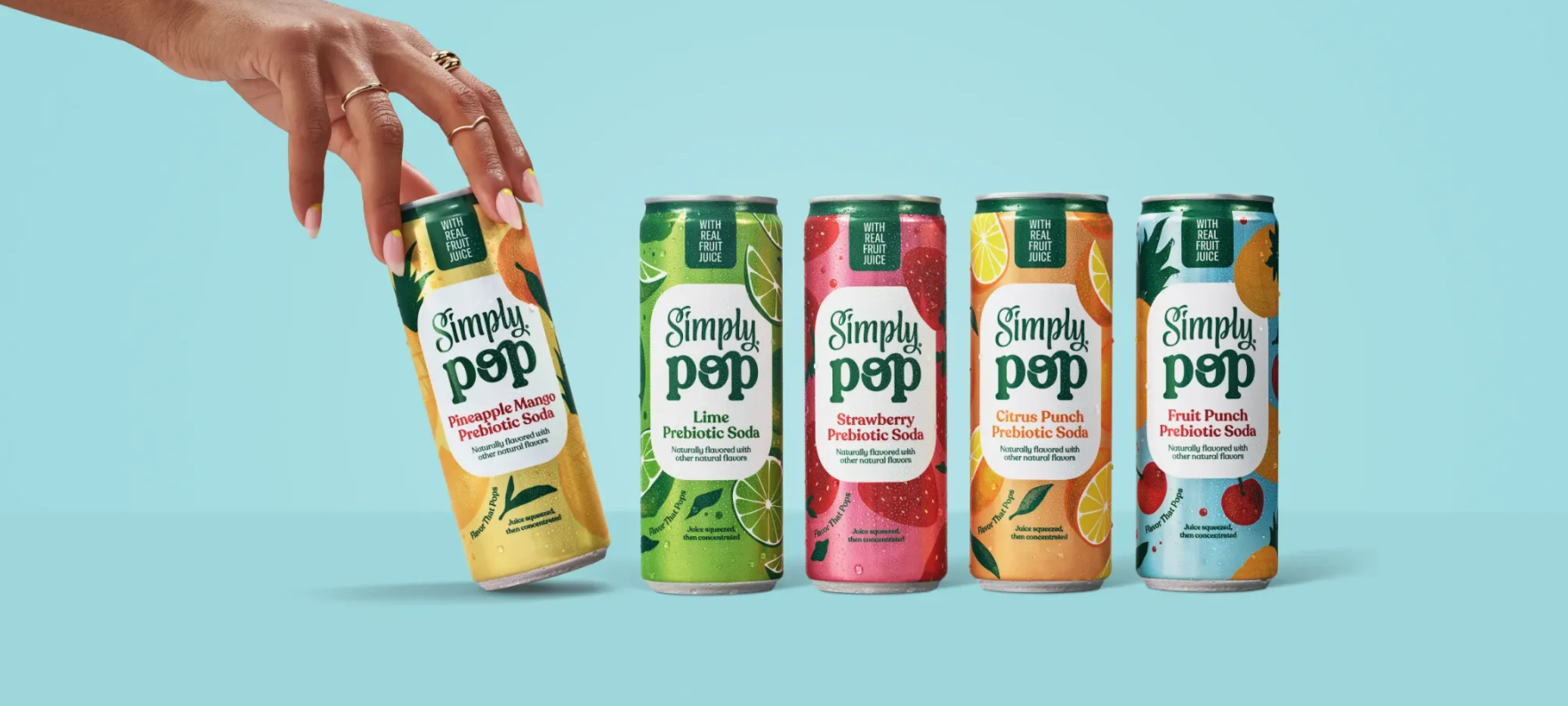 可口可樂推首款益生元汽水 Simply Pop，包裝設(shè)計有何亮點？